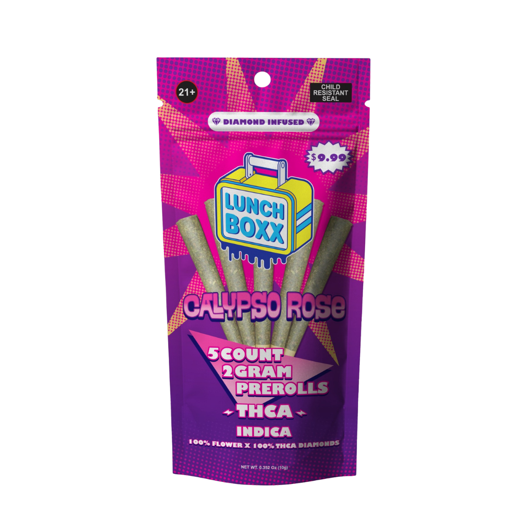 Calypso Rose THCA Pre Roll 2 Pack | 10 Count Box