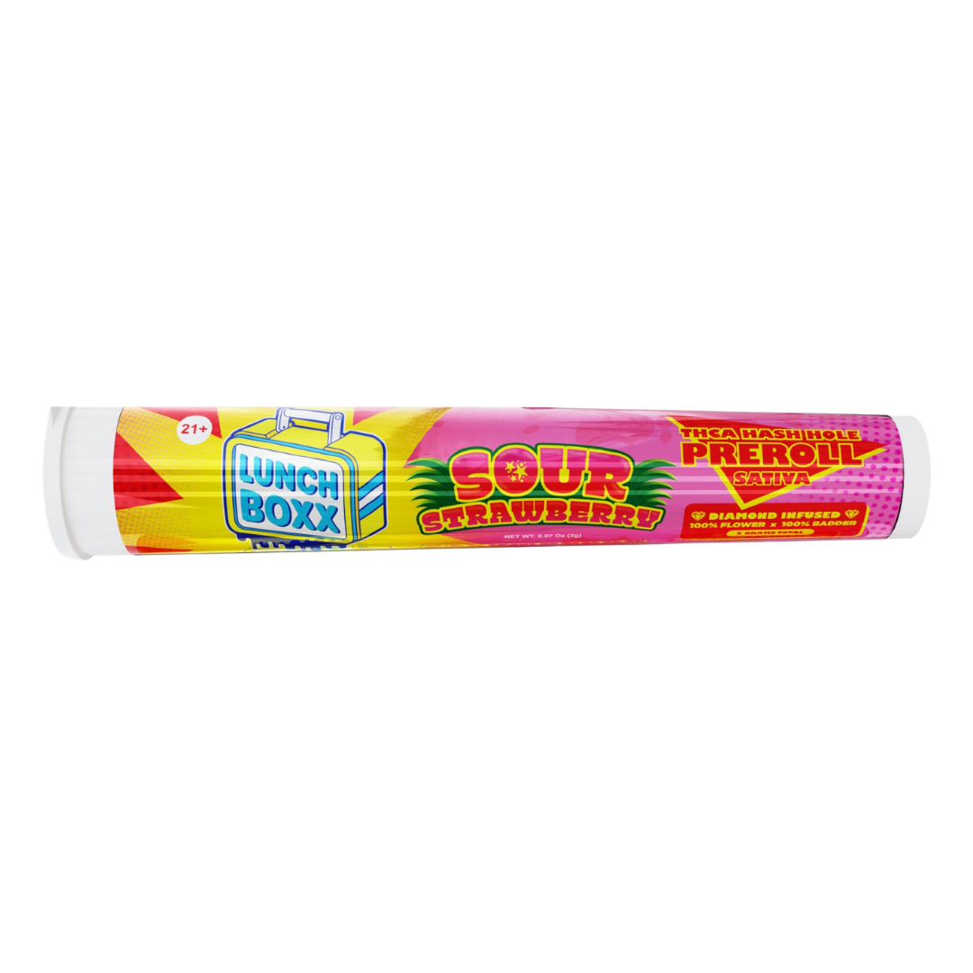 Sour Strawberry THCA Hash Hole 1 Pack | 20 Count Box