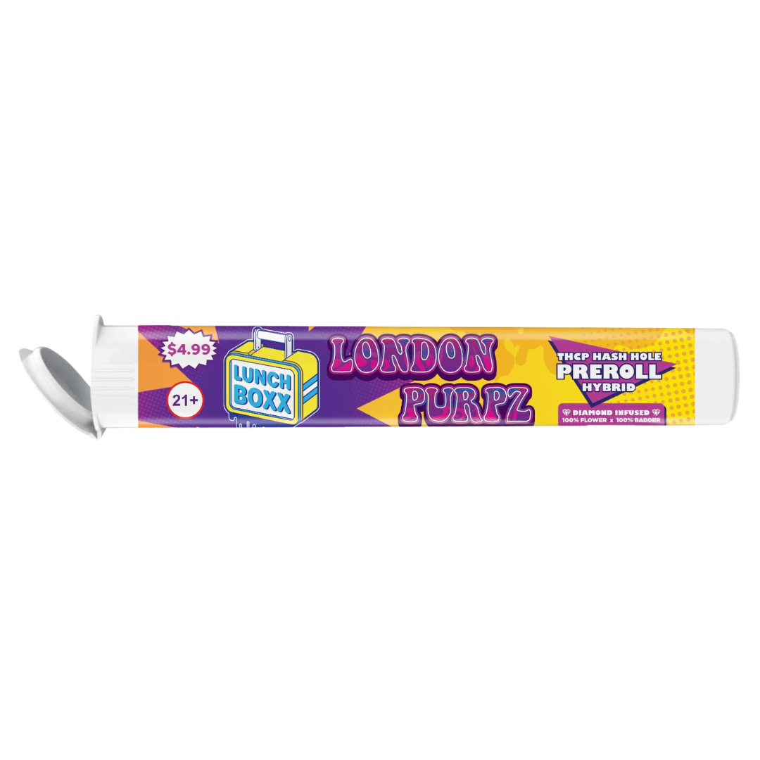 Coming Soon! London Purpz THCP Hash Hole 1 Pack | 20 Count Box
