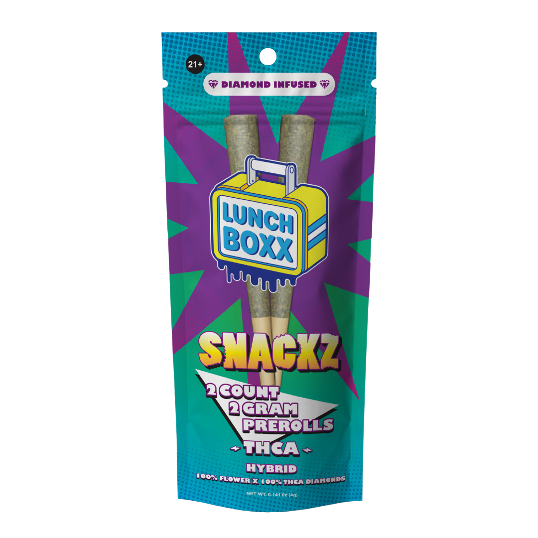 Snackz THCA Pre Roll 2 Pack | 10 Count Box