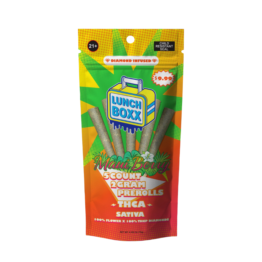 Maui Berry THCA Pre Roll 2 Pack | 10 Count Box